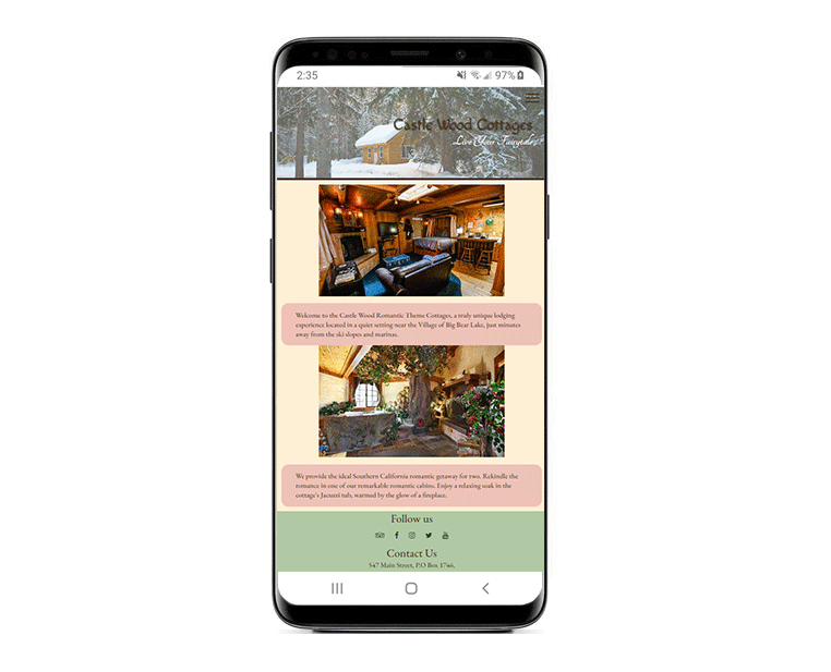 Mobile Website